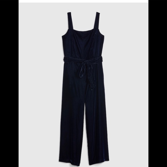 gap velvet jumpsuit